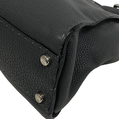 FENDI Handbag 8BN226 Calfskin gray Peekaboo