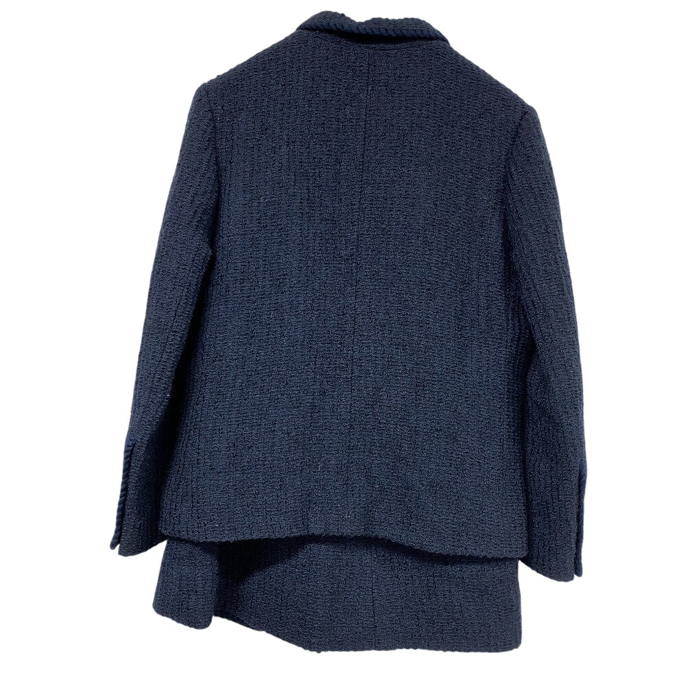 CHANEL setup bvxcz Wool, Silk Navy Lion Chain VESTE Women 38