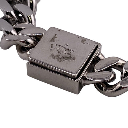 FENDI bracelet Silver Silver Chain Kihei FF mens