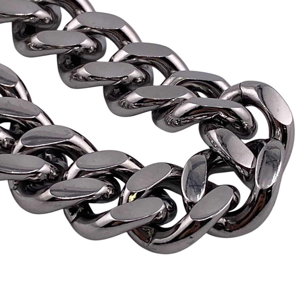 FENDI bracelet Silver Silver Chain Kihei FF mens