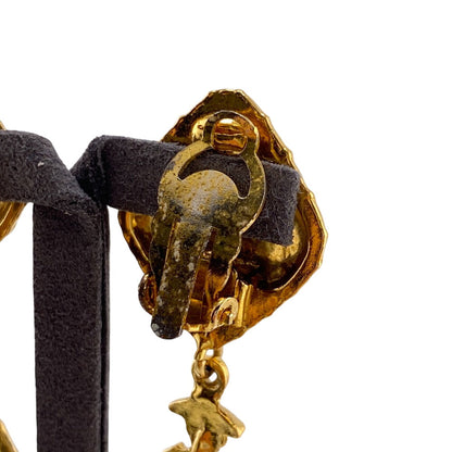 CHANEL Earring Gold Plated gold Mademoiselle
