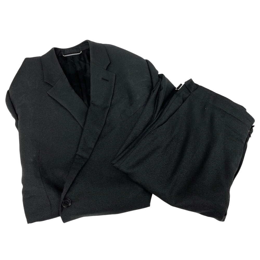 Christian Dior setup wool black mens 50R