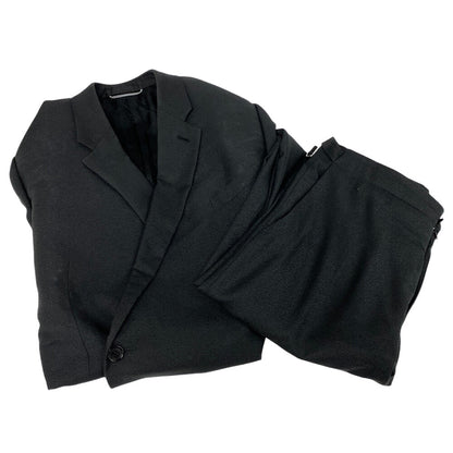 Christian Dior setup wool black mens 50R
