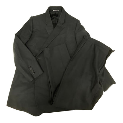 Christian Dior setup wool black mens 50R