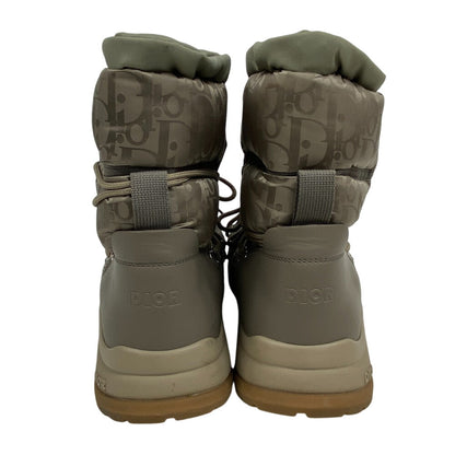 Christian Dior boots Fabric, Nylon beige Oblique Dior Snow mens 44