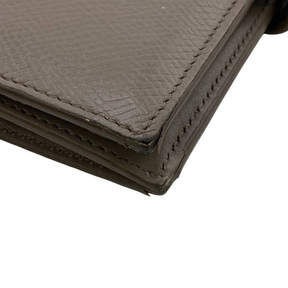 CELINE Bifold Wallet leather beige strap medium Women