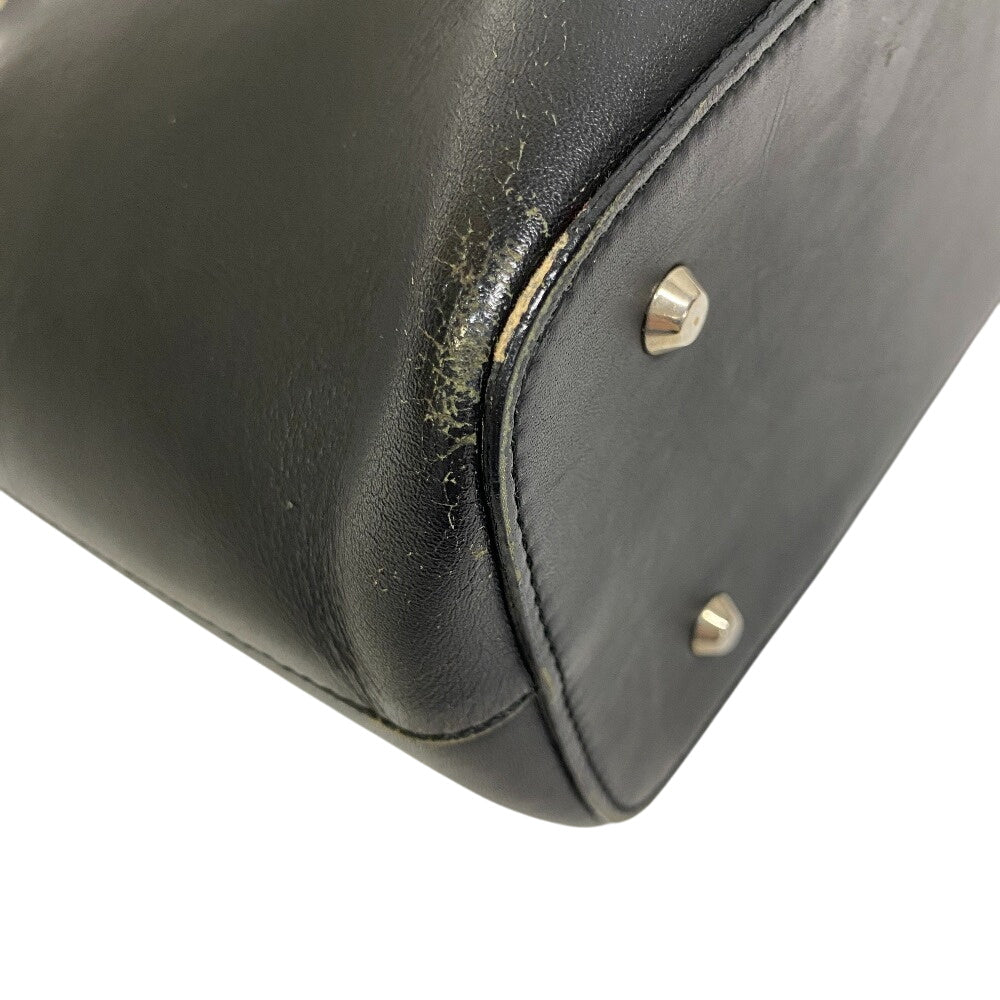 BURBERRY Tote Bag leather black Nova Check mens
