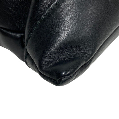 BALENCIAGA Clutch bag 373834 leather black business bag mens(Unisex)