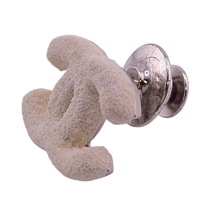 CHANEL Brooch metal white COCO Mark Comments 03A
