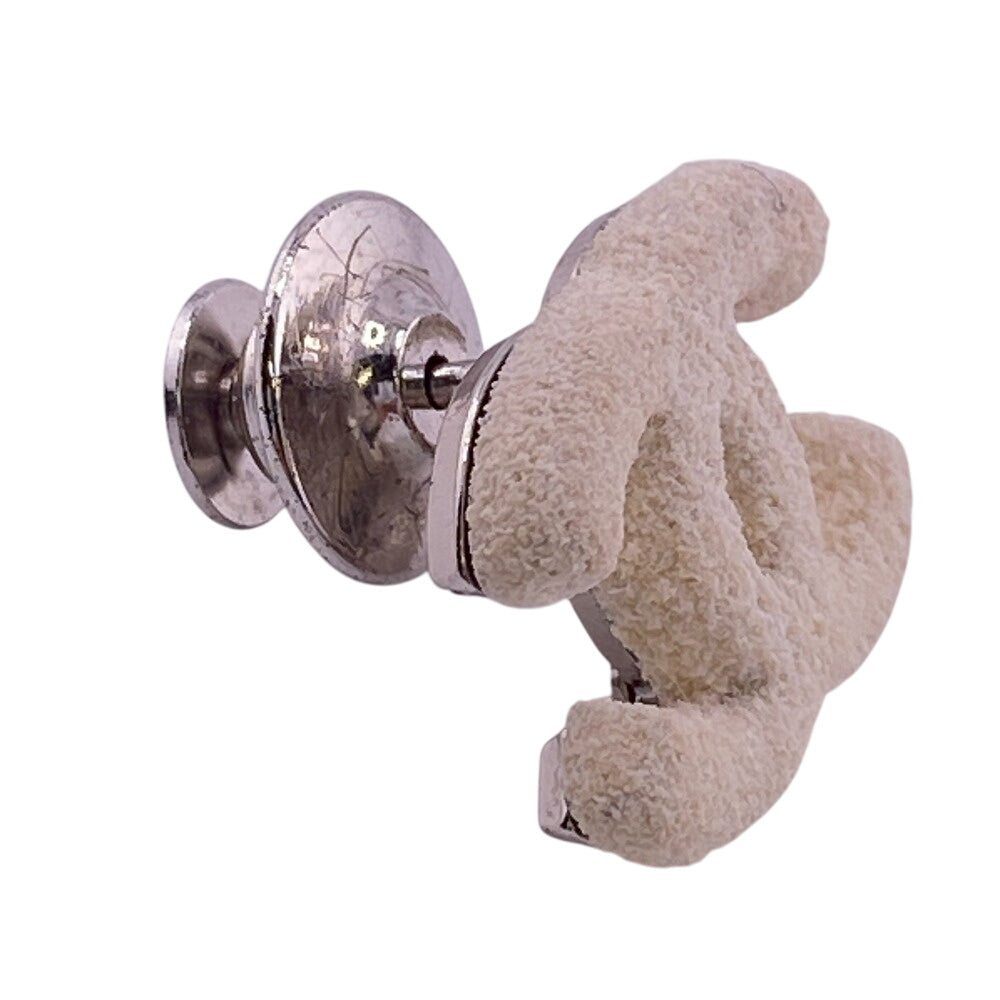CHANEL Brooch metal white COCO Mark Comments 03A