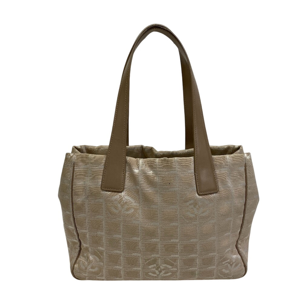 CHANEL Tote Bag Nylon, Leather Brown New travel line Women