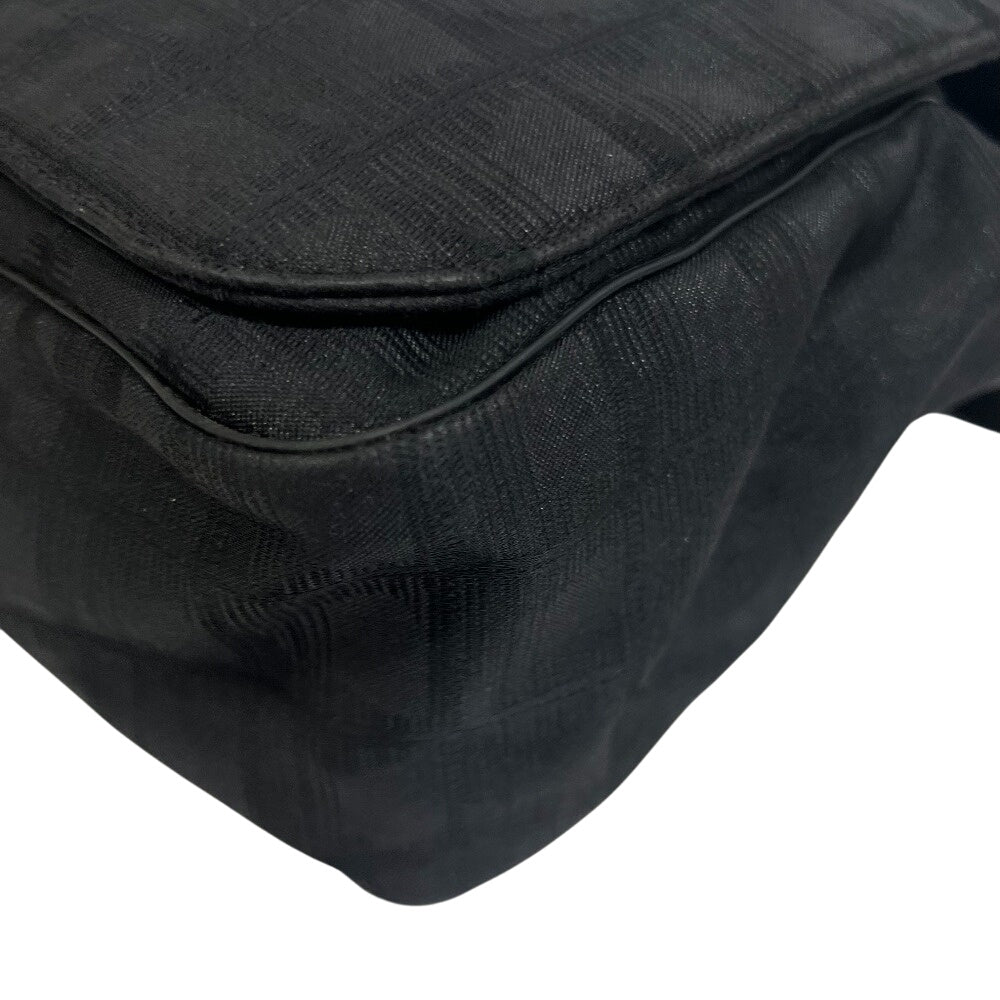 CHANEL Shoulder Bag Nylon black New travel line