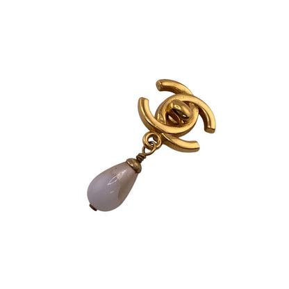 CHANEL Earring gold gold COCO Mark