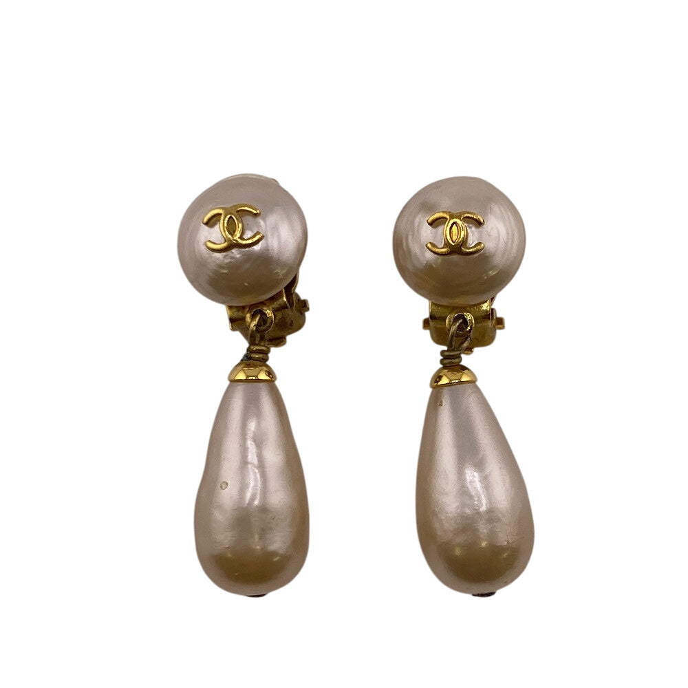 CHANEL Earring Gold Plated gold