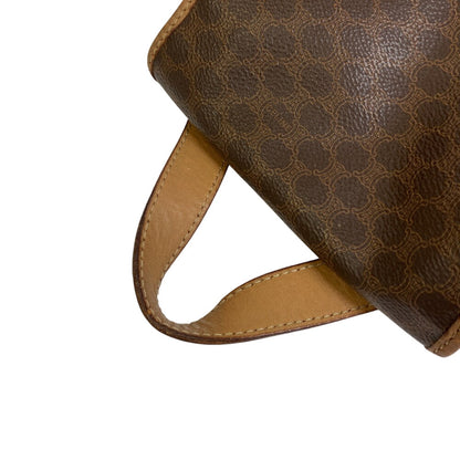 CELINE Backpack leather Brown Macadam
