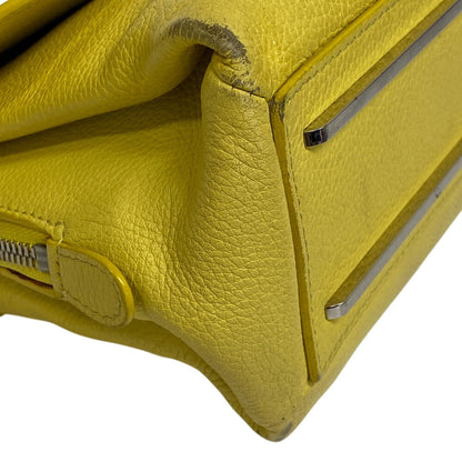 BALENCIAGA Handbag leather yellow