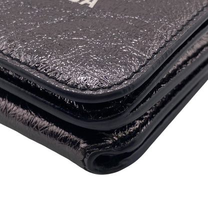 BALENCIAGA Tri-fold wallet leather black