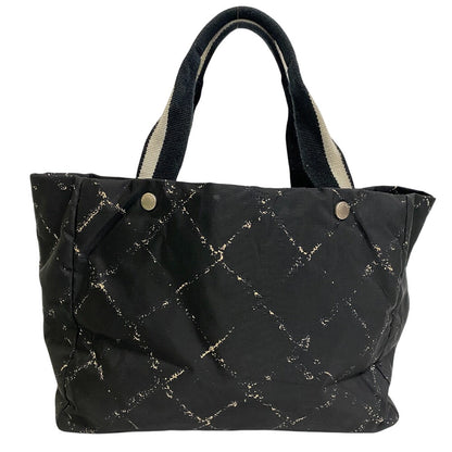 CHANEL Tote Bag Nylon black Old travel line MMTote Bag
