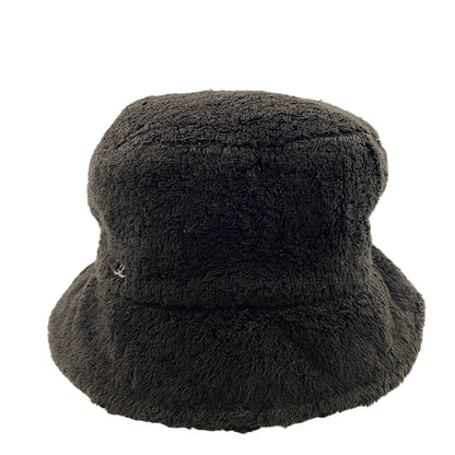 CHANEL hat cotton black COCO Mark S