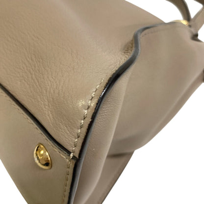 FENDI Handbag 8BN290 leather gray Peek-a-boo regular