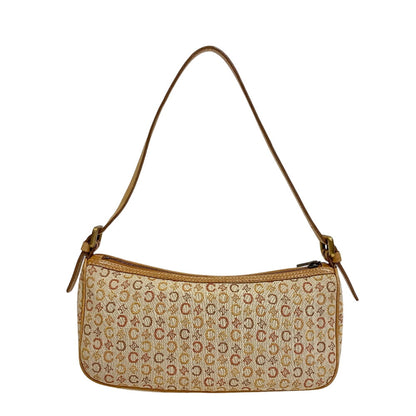 CELINE Handbag CF00/33 canvas beige C Macadam Jacquard