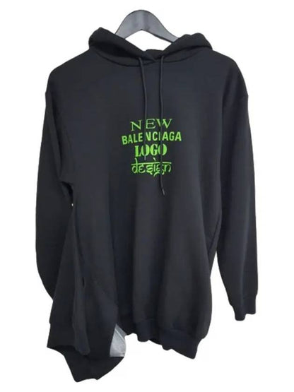 Luxury Balenciaga Trending 2025 New Logo Hoodie Black
