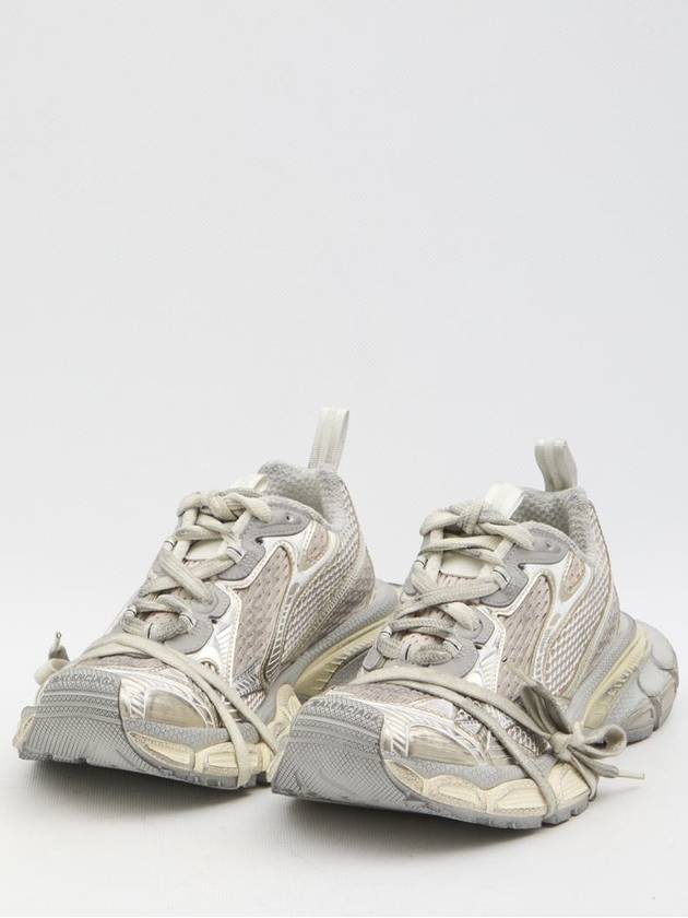 Luxury Balenciaga Trending 2025 3XL Mesh Panel Low Top Sneakers Grey