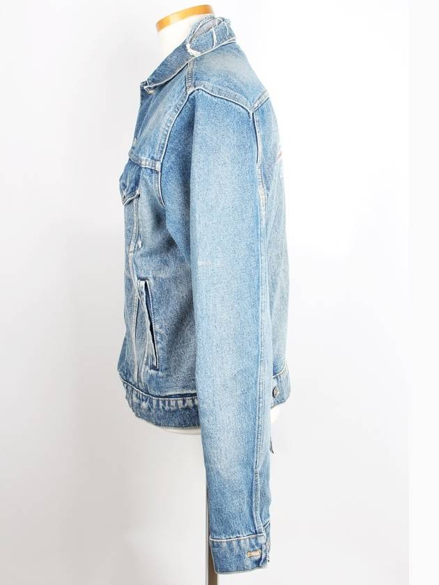 Luxury Balenciaga Trending 2025 Wave logo denim jacket 46