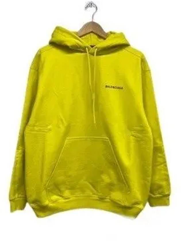 Luxury Balenciaga Trending 2025 Mini Logo Cotton Hoodie Yellow