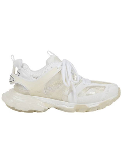 Luxury Balenciaga Trending 2025 Track Clear Sole Low Top Sneakers White