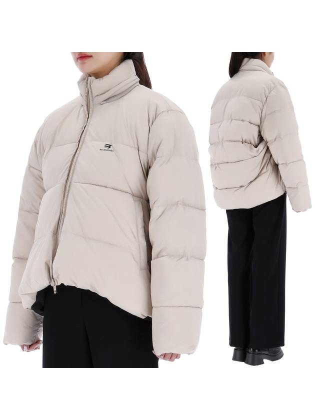 Luxury Balenciaga Trending 2025 C Shape Nylon Padding Sand