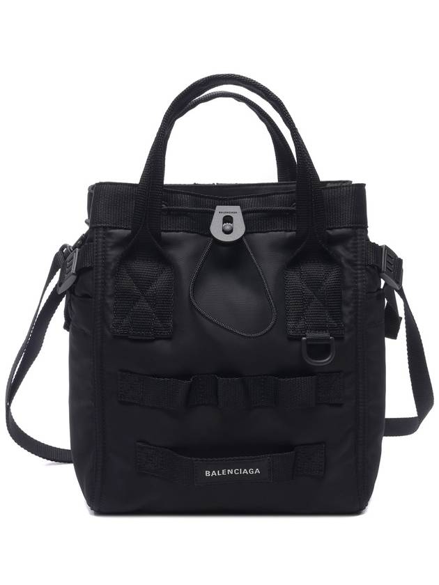 Luxury Balenciaga Trending 2025 Army Logo Small Tote Bag Black