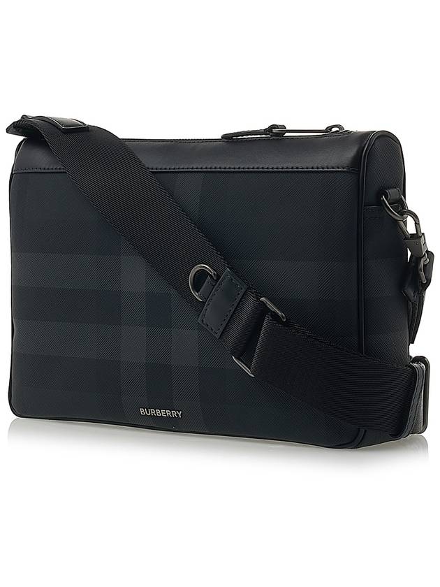 Luxury Burberry Rambler Check Cross Bag Charcoal