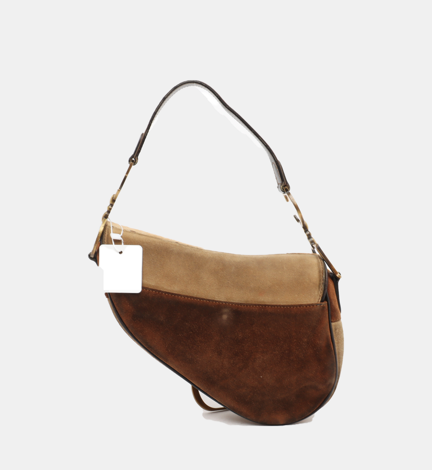 Dior Saddle Vintage Brown Suede Medium