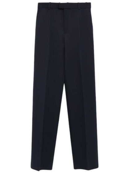 Luxury Bottega Veneta straight pants 743466 VKIS0 4121 NAVY