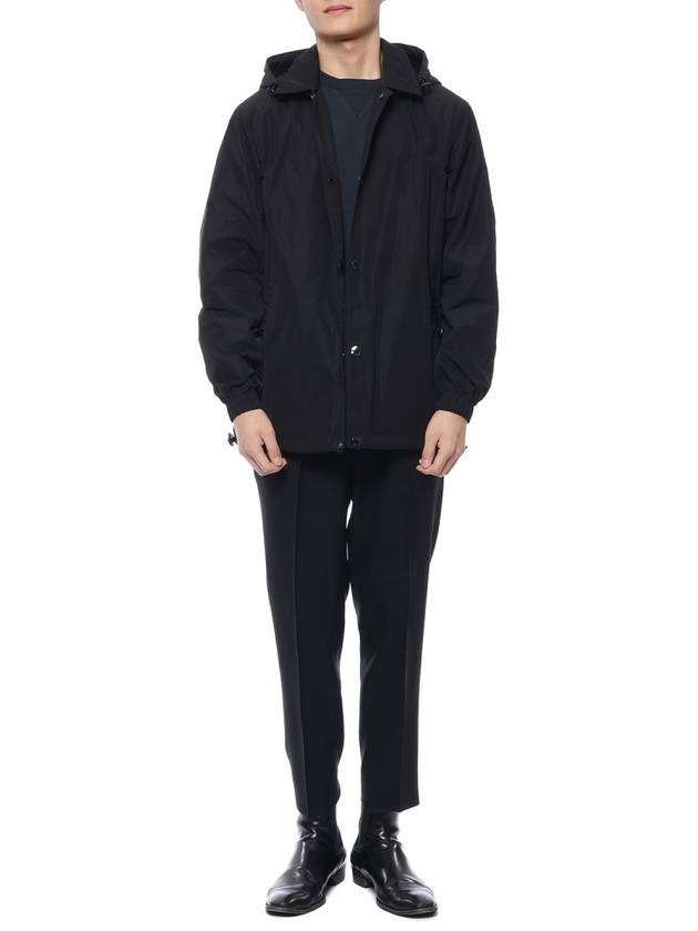 Luxury Burberry Ealing Hooded Jacket Black