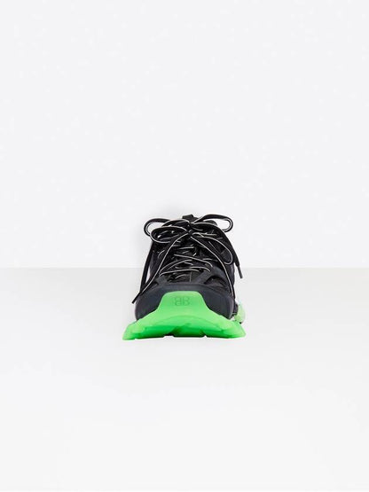 Luxury Balenciaga Trending 2025 Track Low Top Sneakers Glow Black