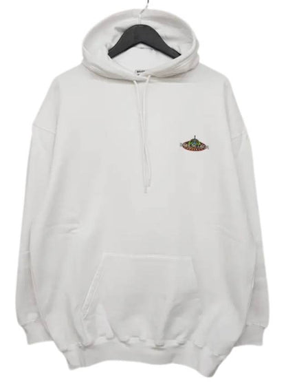 Luxury Balenciaga Trending 2025 Bonjour Oversized Hoodie White