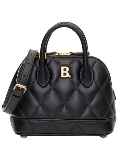 Luxury Balenciaga Trending 2025 Ville Quilted Leather Top Handle Cross Bag Black