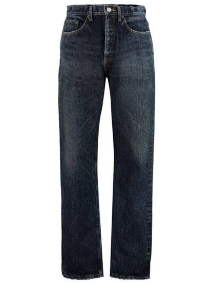 Luxury Balenciaga Trending 2025 Men's Relaxed Jeans Navy