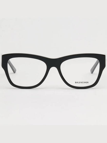 Luxury Balenciaga Trending 2025 Acetate Square Eyeglasses Black