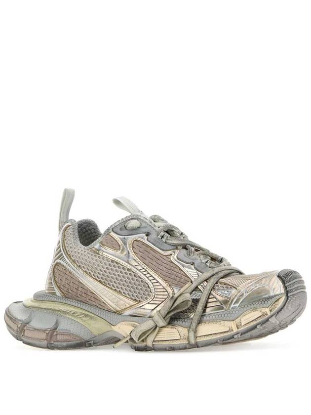 Luxury Balenciaga Trending 2025 3XL Mesh Panel Low Top Sneakers Grey