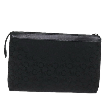 Luxury CELINE C Macadam Canvas Pouch Black  ac2399
