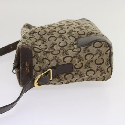 Luxury CELINE C Macadam Canvas Shoulder Bag Brown  ac2739