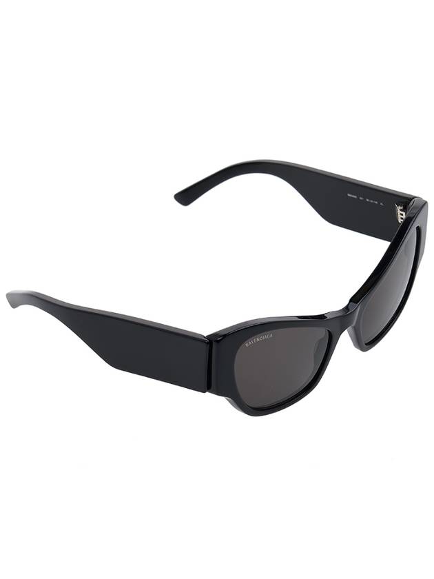 Luxury Balenciaga Trending 2025 Eyewear Logo Cat Eye Sunglasses Black
