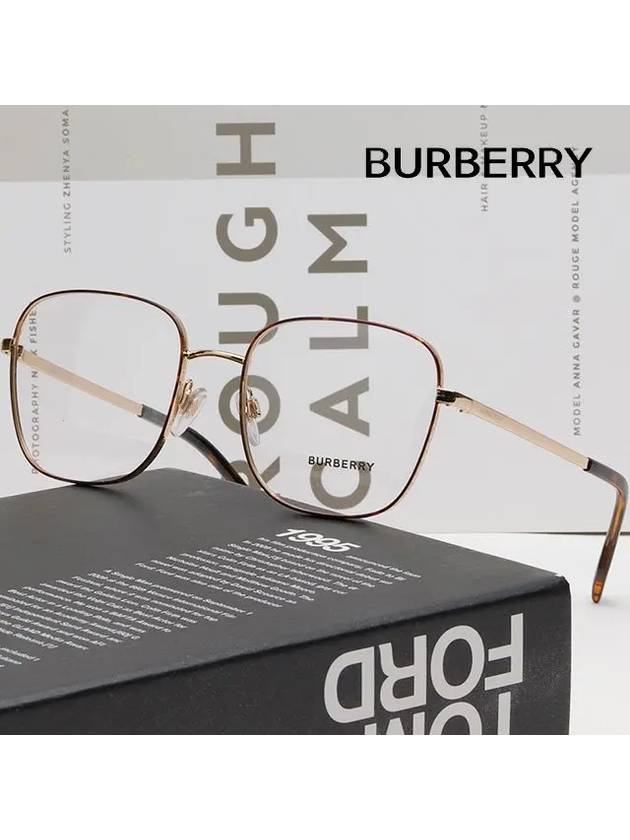 Luxury Burberry Eyewear File Elliot Eyeglasses Dark Havana Gold