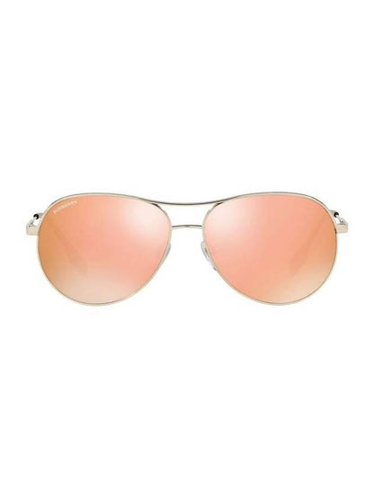 Luxury Burberry Eyewear Tara Boeing Sunglasses Light Gold
