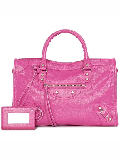 Luxury Balenciaga Trending 2025 Classic City Small Tote Bag Pink