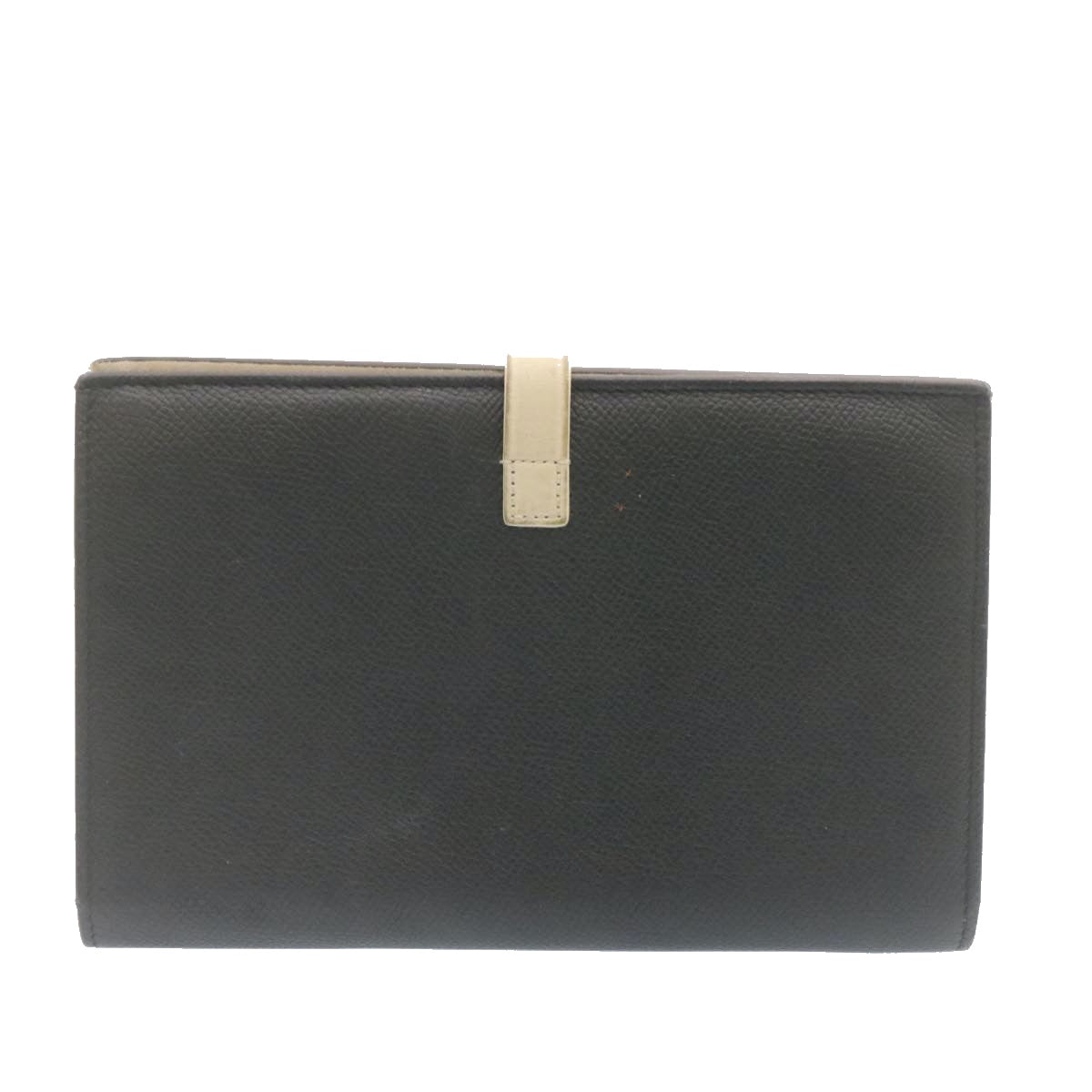 Luxury CELINE Large Strap Wallet Leather Black  ai152