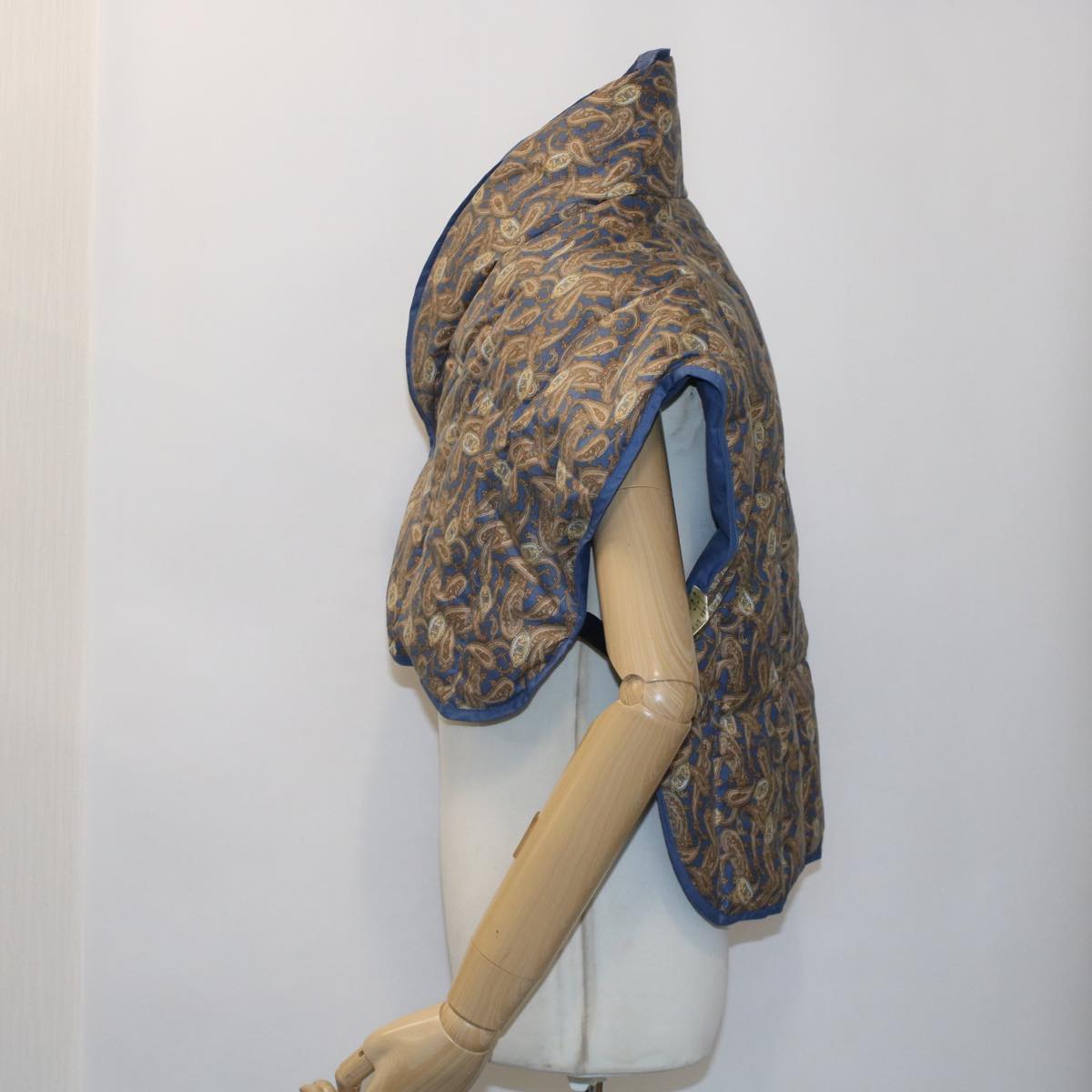 Luxury CELINE Paisley Shoulder Jacket Cotton 2Set Red Blue  am4784